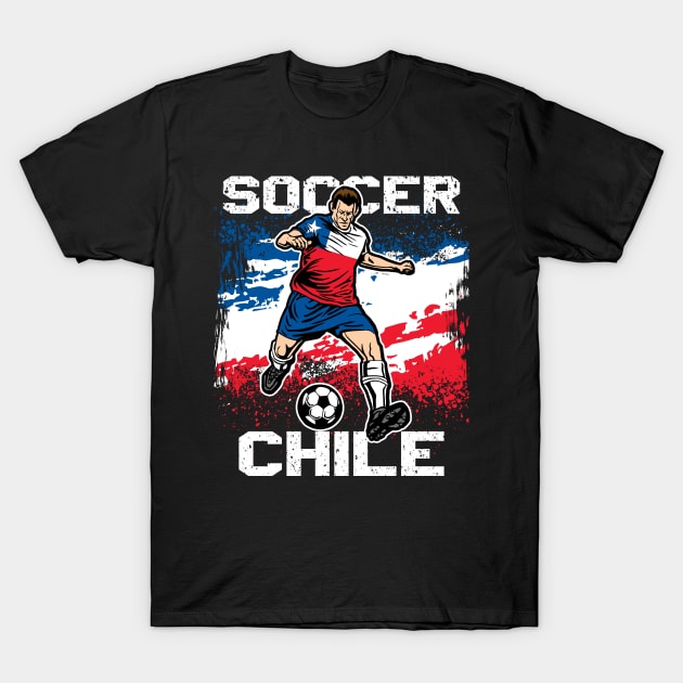 Chile Soccer Futbol T-Shirt by megasportsfan